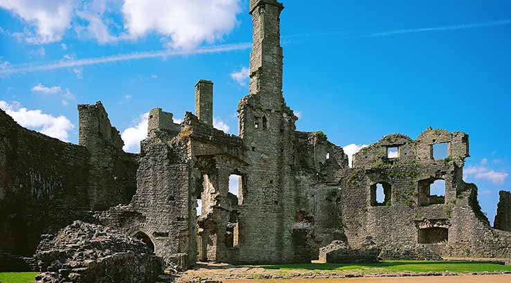Coity Castle castle ruins exterior