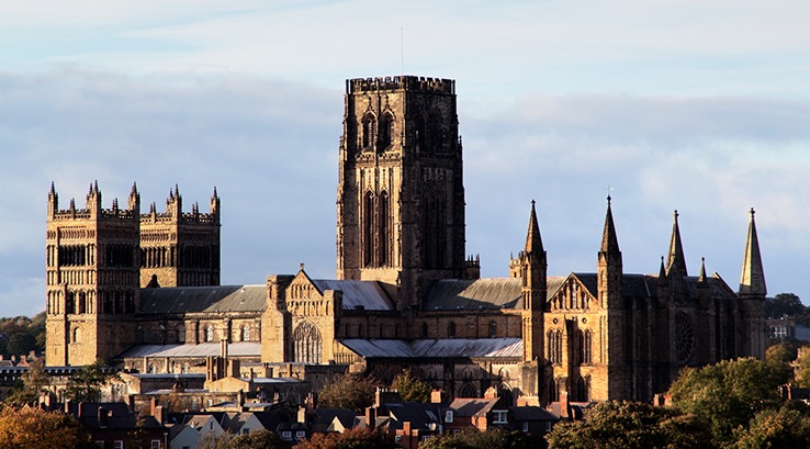 Durham Cathedral from a distance
