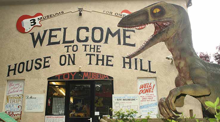 House on the Hill Toy Museum entrance