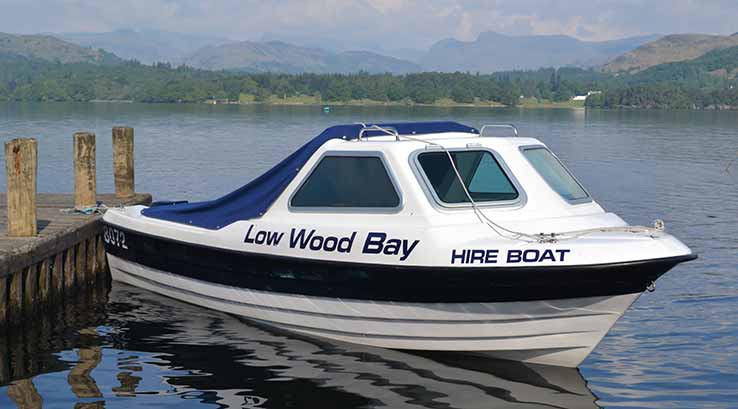 Boat hire at Lake Windermere