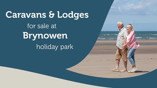 Caravans and lodges for sale at Brynowen holiday park