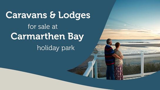 Caravans and lodges for sale at Carmarthen Bay holiday park