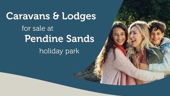 Caravans and Lodges for sale at Pendine Sands Holiday Park