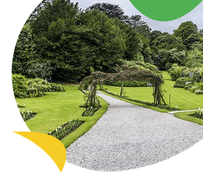 Gardens at Leighton Hall near Regent Bay Holiday Park