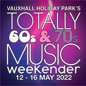 Vauxhall Totally 60s and 70s weekender 2022 logo