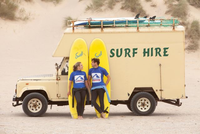 Surf hire van
