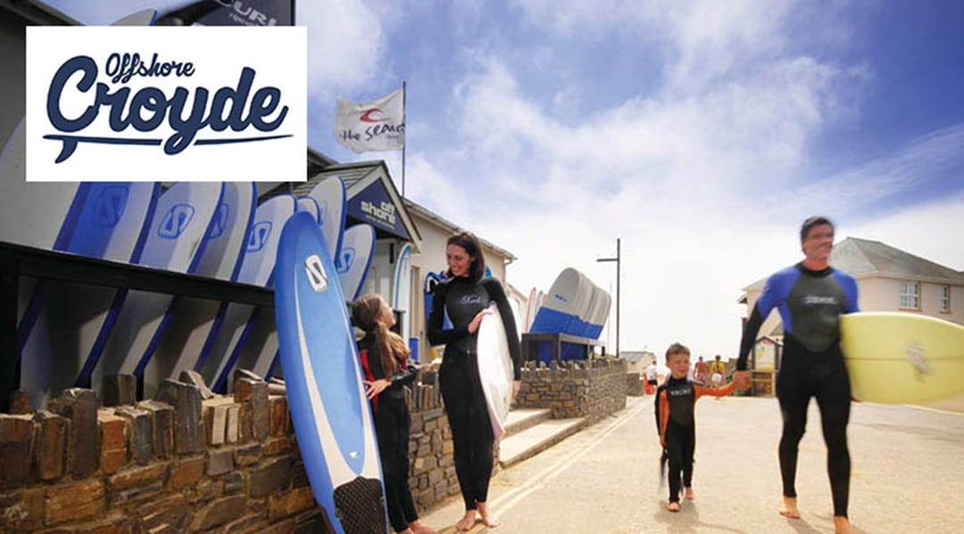 Offshore Croyde Surf Shop with logo