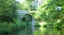 A view of a bridge over Lancaster Canal