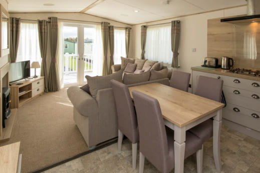 Dining table and chairs at Parkdean Resorts